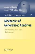 Mechanics of Generalized Continua