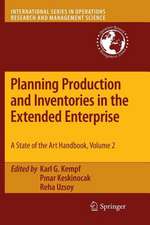 Planning Production and Inventories in the Extended Enterprise