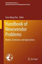 Handbook of Newsvendor Problems: Models, Extensions and Applications