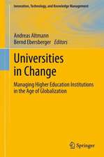 Universities in Change