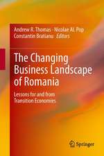 The Changing Business Landscape of Romania: Lessons for and from Transition Economies