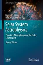 Solar System Astrophysics
