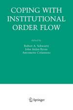 Coping With Institutional Order Flow