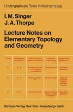 Lecture Notes on Elementary Topology and Geometry