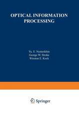 Optical Information Processing