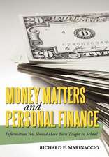 Money Matters and Personal Finance