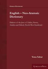 English - Neo-Aramaic Dictionary