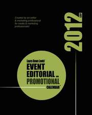 2012 Event, Editorial & Promotional Calendar