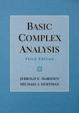 Basic Complex Analysis