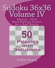 Sudoku 36x36 Vol IV