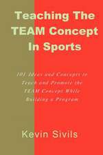 Teaching the Team Concept in Sports