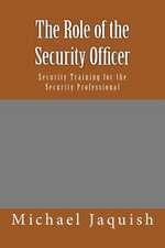 The Role of the Security Officer