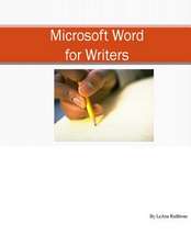 Microsoft Word for Writers