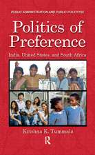 Politics of Preference: India, United States, and South Africa