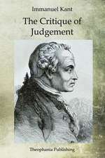 The Critique of Judgement