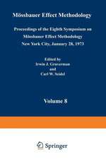 Mössbauer Effect Methodology: Volume 8 Proceedings of the Eighth Symposium on Mössbauer Effect Methodology New York City, January 28, 1973