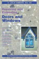 Repairing and Extending Doors and Windows