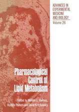 Pharmacological Control of Lipid Metabolism: Proceedings of the Fourth International Symposium on Drugs Affecting Lipid Metabolism held in Philadelphia, Pennsylvania, September 8–11, 1971