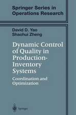 Dynamic Control of Quality in Production-Inventory Systems: Coordination and Optimization