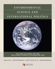 Environmental Science and International Politics