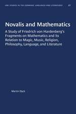 Novalis and Mathematics