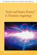 Active and Passive Potency in Thomistic Angelology