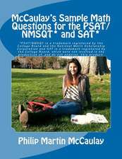 McCaulay's Sample Math Questions for the PSAT/NMSQT* and SAT*