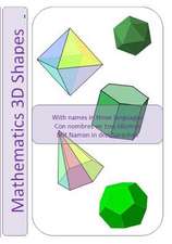 Mathematical 3D Shapes