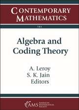 Algebra and Coding Theory