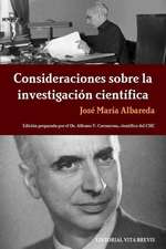 Consideraciones Sobre La Investigacion Cientifica