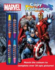 Marvel Avengers Assemble Copy Colouring