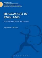 Boccaccio in England: From Chaucer to Tennyson