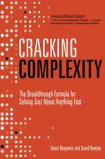 Benjamin, D: Cracking Complexity