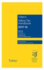 Redston, A: Tolley's Yellow Tax Handbook 2017-18