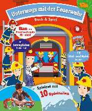 Unterwegs mit der Feuerwehr - Buch und Spiel