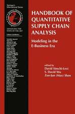 Handbook of Quantitative Supply Chain Analysis: Modeling in the E-Business Era