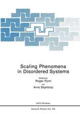 Scaling Phenomena in Disordered Systems