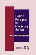 Design Principles for Interactive Software