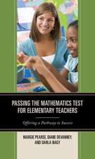 Passing the Mathematics Test for Elementary Teachers