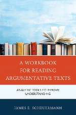 WORKBOOK FOR READING ARGUMENTATIVE TEXTS