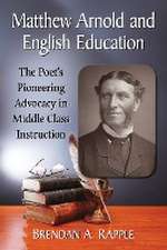 Matthew Arnold and English Education