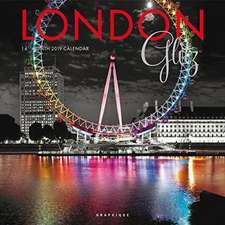 LONDON GLITZ 2019 SQUARE WALL CALENDAR