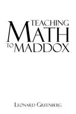 Teaching Math to Maddox