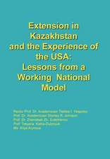 Extension in Kazakhstan and the Experience of the USA