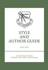 Air University Style and Author Guide