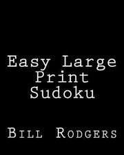 Easy Large Print Sudoku