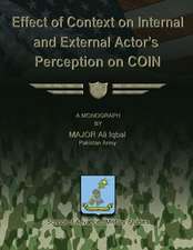 Effect of Context on Internal and External Actor's Perception on Coin