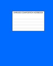 Unruled Composition Notebook