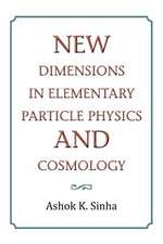 New Dimensions in Elementary Particle Physics and Cosmology