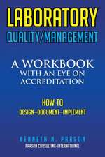 Laboratory Quality/Management